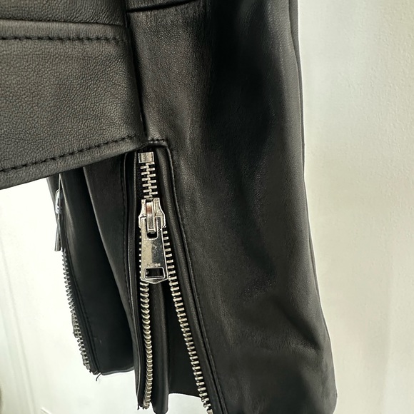Reiss - never worn 
Inka Leather Biker Jacket - Picture 1 of 6